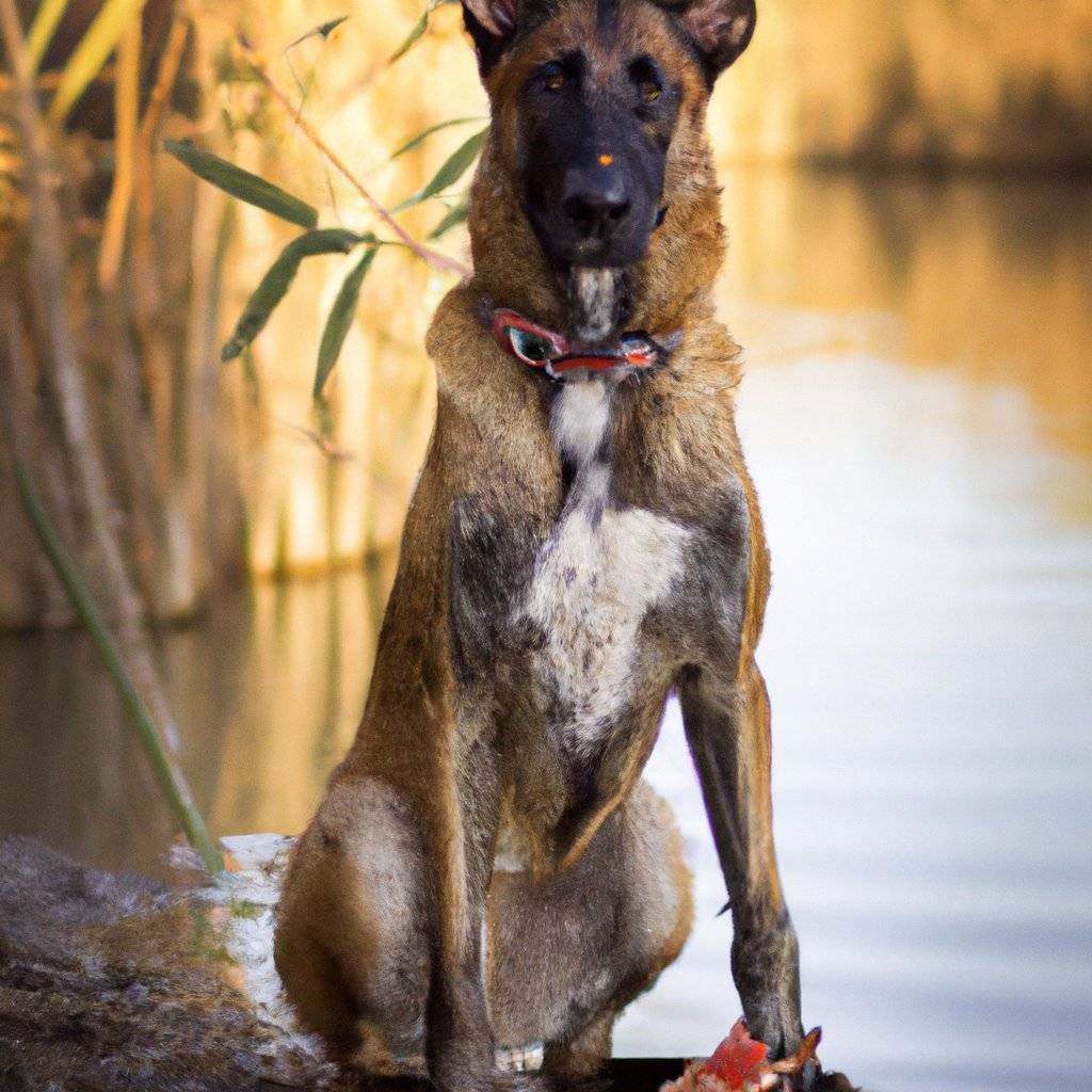 La fotografía presenta a un Belgian Malinois, un perro conocido por su inteligencia y agilidad, durante una sesión de entrenamiento. El dueño aplica técnicas de crianza efectivas, reforzando la conexión entre ambos. Se observan diversos comandos que el perro sigue con atención, lo que resalta la importancia del entrenamiento constante en esta raza. El instante capturado muestra al propietario utilizando consejos expertos para asegurar un desarrollo equilibrado y feliz del Belgian Malinois, reflejando así el compromiso con su educación